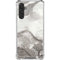 Marbleized Grey Galaxy A17 Clear Case