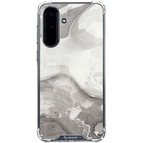 Marbleized Grey Galaxy A36 5G Clear Case