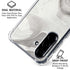 Marbleized Grey Galaxy A36 5G Clear Case