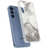 Marbleized Grey Galaxy A55 5G Clear Case
