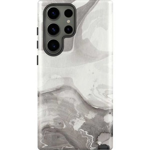 Marbleized Grey Galaxy S23 Ultra Pro Case