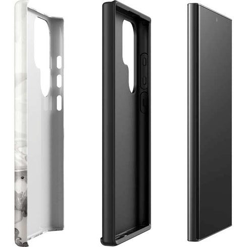 Marbleized Grey Galaxy S23 Ultra Pro Case