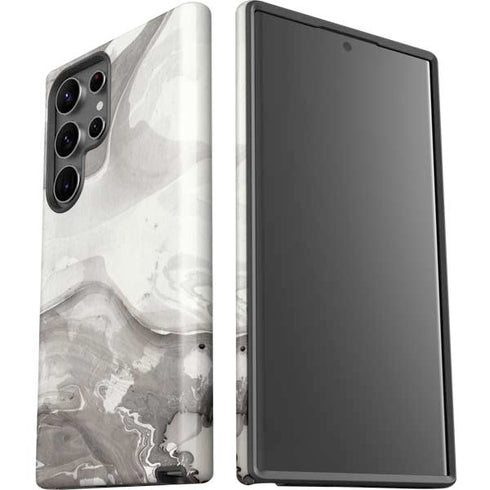Marbleized Grey Galaxy S23 Ultra Pro Case