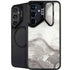 Marbleized Grey Galaxy S25 Kickstand Case