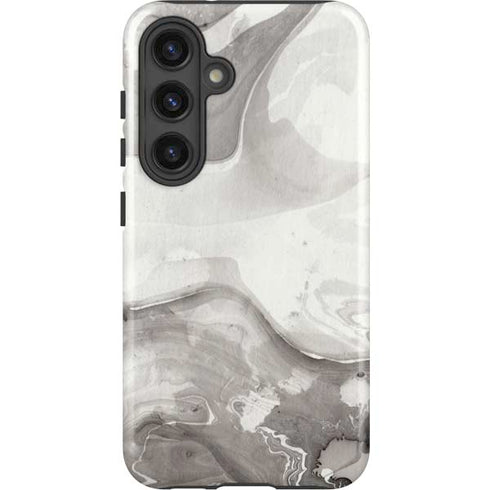 Marbleized Grey Galaxy S25 Plus Impact Case
