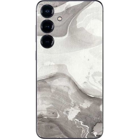 Marbleized Grey Galaxy S25 Skin