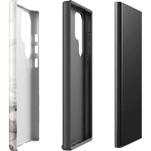 Marbleized Grey Galaxy S25 Ultra Impact Case