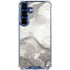 Marbleized Grey Galaxy S25 Clear Case