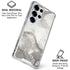 Marbleized Grey Galaxy S25 Ultra Clear Case