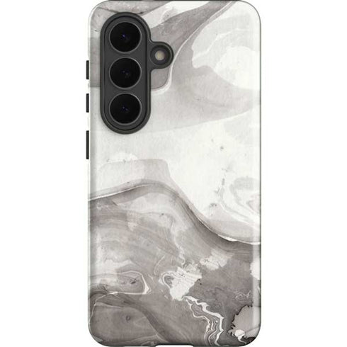 Marbleized Grey Galaxy S26 Impact Case