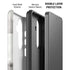 Marbleized Grey Galaxy S26 Impact Case