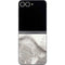 Marbleized Grey Galaxy Z Flip6 Skin