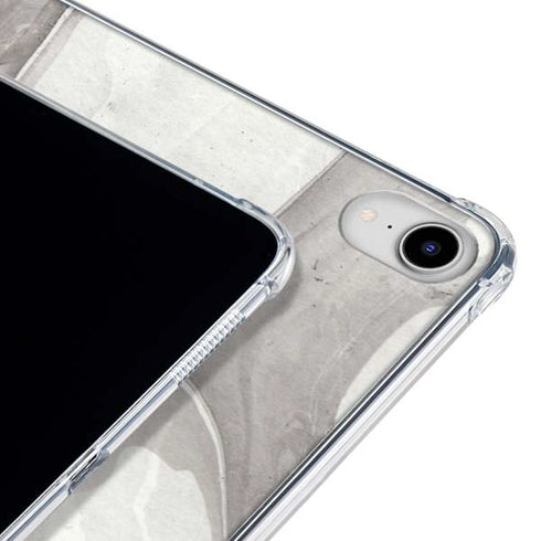 Marbleized Grey iPad 11th Gen (2025) Clear Case