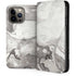 Marbleized Grey iPhone 13 Pro Max Folio Case