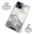 Marbleized Grey iPhone 15 Clear Case