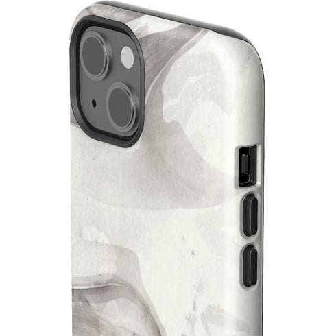 Marbleized Grey iPhone 15 Impact Case