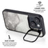 Marbleized Grey iPhone 15 Kickstand Case
