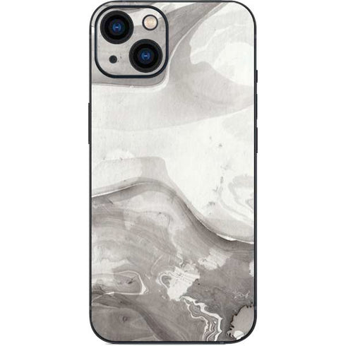 Marbleized Grey iPhone 15 Skin