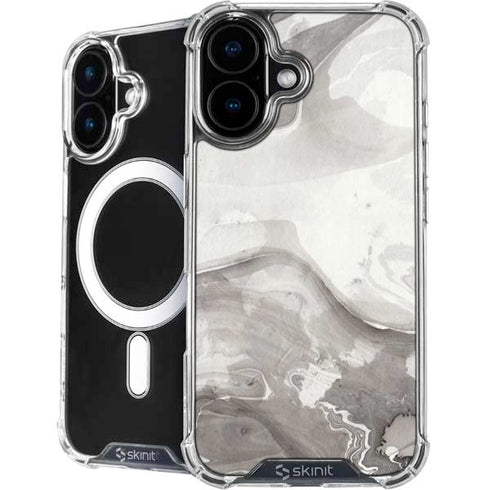 Marbleized Grey iPhone 16 MagSafe Case