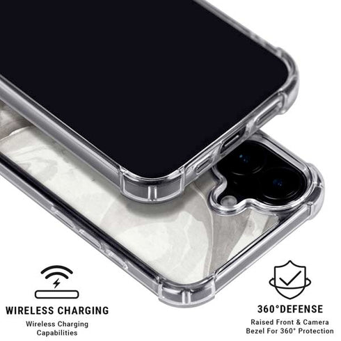 Marbleized Grey iPhone 16 MagSafe Case