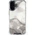 Marbleized Grey iPhone 16 Plus Clear Case