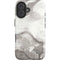 Marbleized Grey iPhone 16 Plus Impact Case