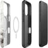 Marbleized Grey iPhone 16 Pro Magsafe Impact Case