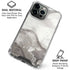 Marbleized Grey iPhone 16 Pro Max Clear Case