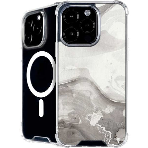 Marbleized Grey iPhone 16 Pro Max MagSafe Case