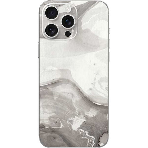 Marbleized Grey iPhone 16 Pro Max Skin