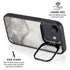 Marbleized Grey iPhone 16e Kickstand Case