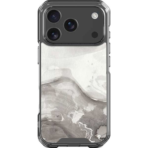 Marbleized Grey iPhone 18 Pro Clear Case