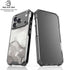Marbleized Grey iPhone 18 Pro Clear Case