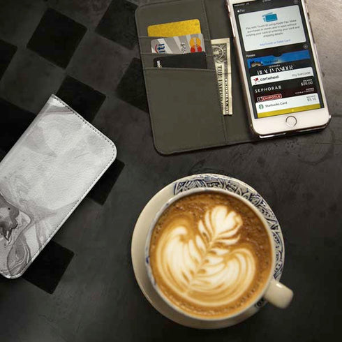 Marbleized Grey iPhone 7 Folio Case