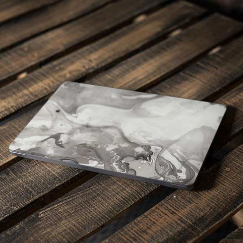 Marbleized Grey Apple MacBook Air Skin