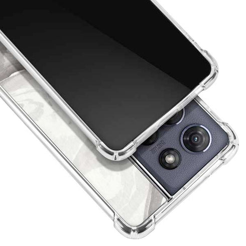 Marbleized Grey Moto G 5G (2025) Clear Case