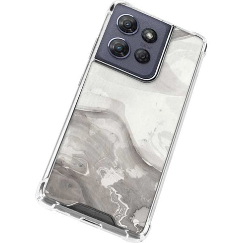 Marbleized Grey Moto G Play 5G (2025) Clear Case