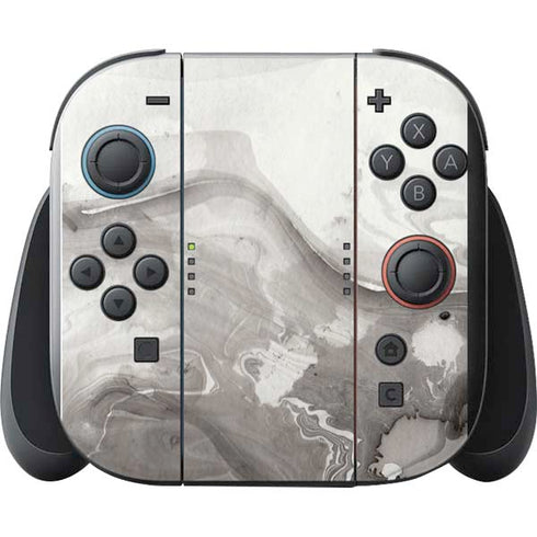 Marbleized Grey Nintendo Switch 2 (2025) with Joy-Con Skin