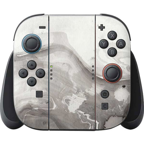 Marbleized Grey Nintendo Switch 2 (2025) Joy-Con Controller Skin