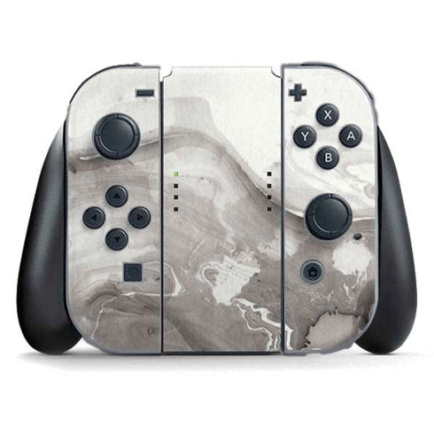 Marbleized Grey Nintendo Skins