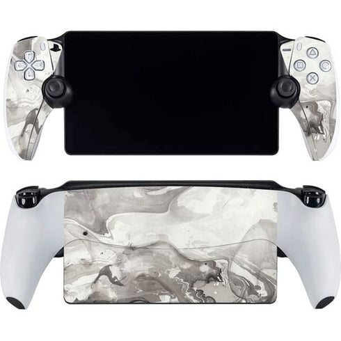 Marbleized Grey PlayStation PS5 Skins