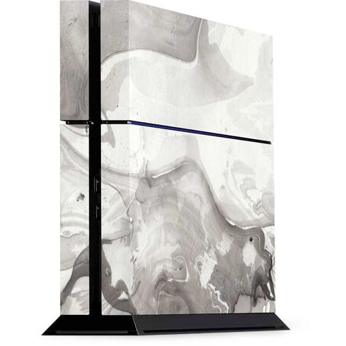 Marbleized Grey PlayStation PS4 Skins