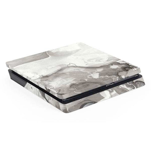 Marbleized Grey PlayStation PS4 Skins