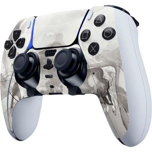 Marbleized Grey PS5 DualSense Edge Pro Controller Skin