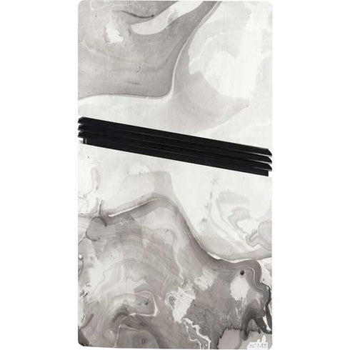 Marbleized Grey PS5 Pro Console Skin