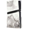 Marbleized Grey PS5 Pro Disk Console Skin