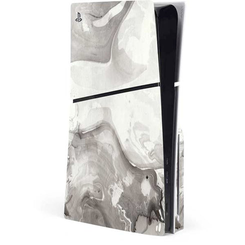 Marbleized Grey PlayStation PS5 Skins