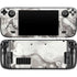 Marbleized Grey Steam Deck Handheld Gaming Computer OLED Skin