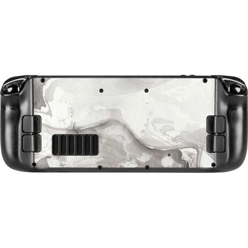 Marbleized Grey Steam Deck Handheld Gaming Computer OLED Skin