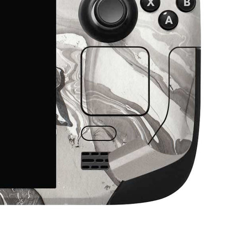 Marbleized Grey Steam Deck Handheld Gaming Computer OLED Skin